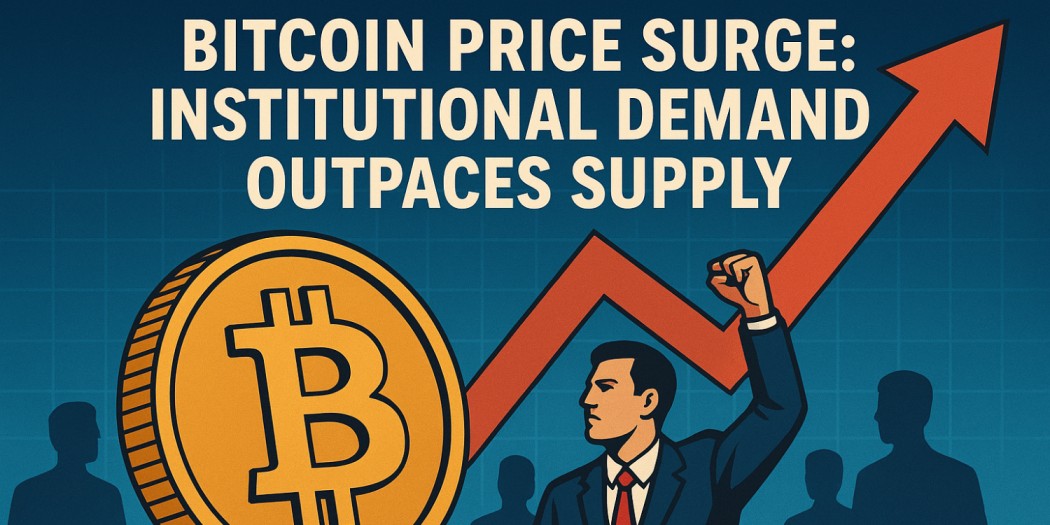 Bitcoin Price Surge: Institutional Demand Outpaces Supply