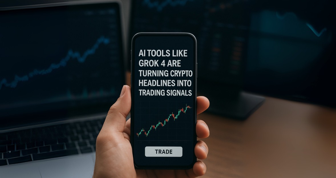 AI-Powered Tools Like Grok 4 Are Converting Crypto Headlines Into Trading Signals