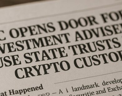 SEC Opens Door for Investment Advisers to Use State Trusts for Crypto Custody